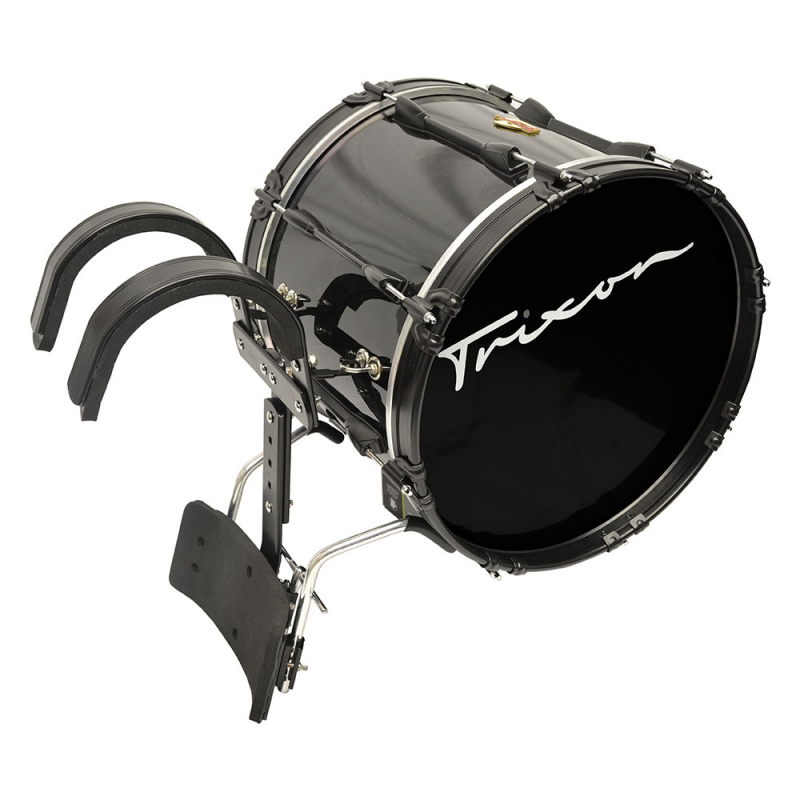 Trixon Pro Marching Bass Drum 26x14 black